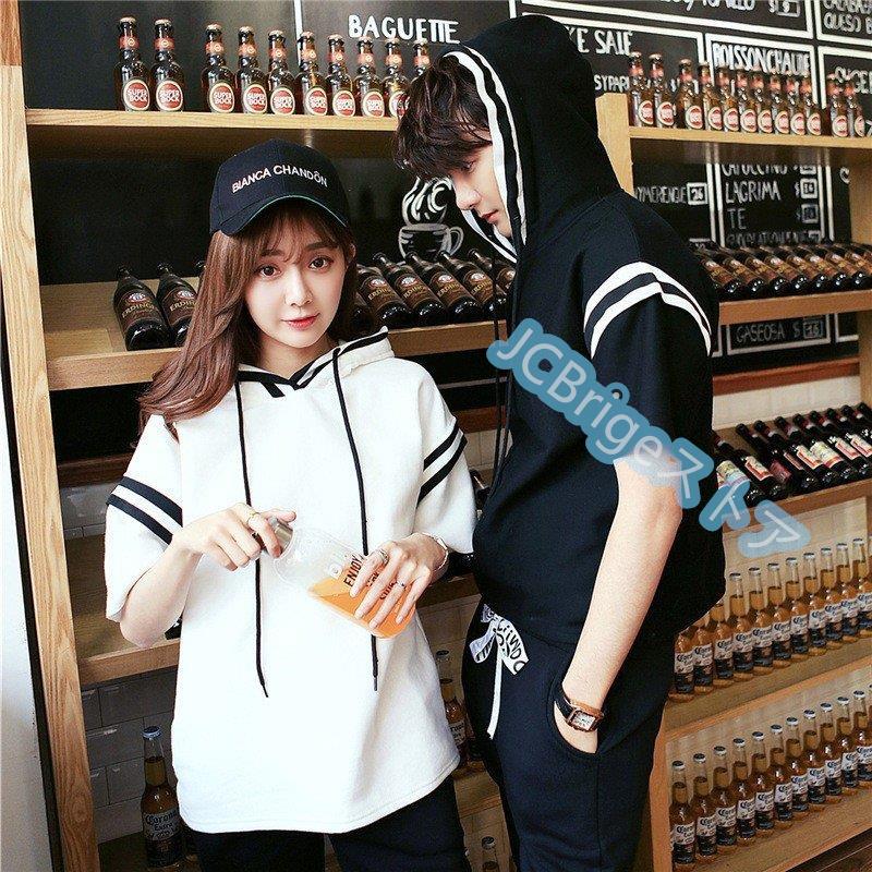 新婚お祝い カップル ペアルックカジュアル感フード付き カットソーペア カップル Tシャツ おそろい オシャレご夫婦 カップル 海外旅行 Zy0514 Xia425 Jcbrigeストア 通販 Yahoo ショッピング