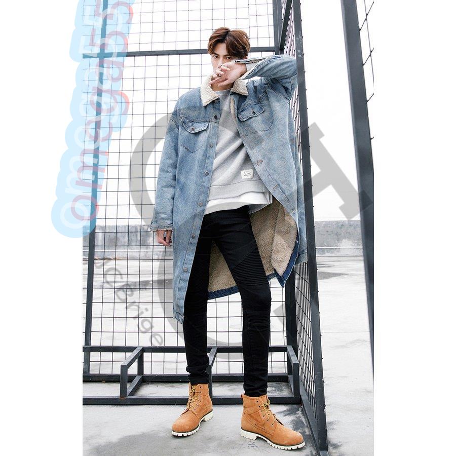 お手軽価格で贈りやすい ショート丈 裏ボアジャケット ジージャン 長袖 デニムシャツ 裏起毛 Gジャン メンズ デニムジャケット デニムコート メンズ ロング丈 デニムジャケット 裏起毛 春物 防風 防寒 新品 ロング丈 ヴィンテージ 冬 秋 ジャケット Www