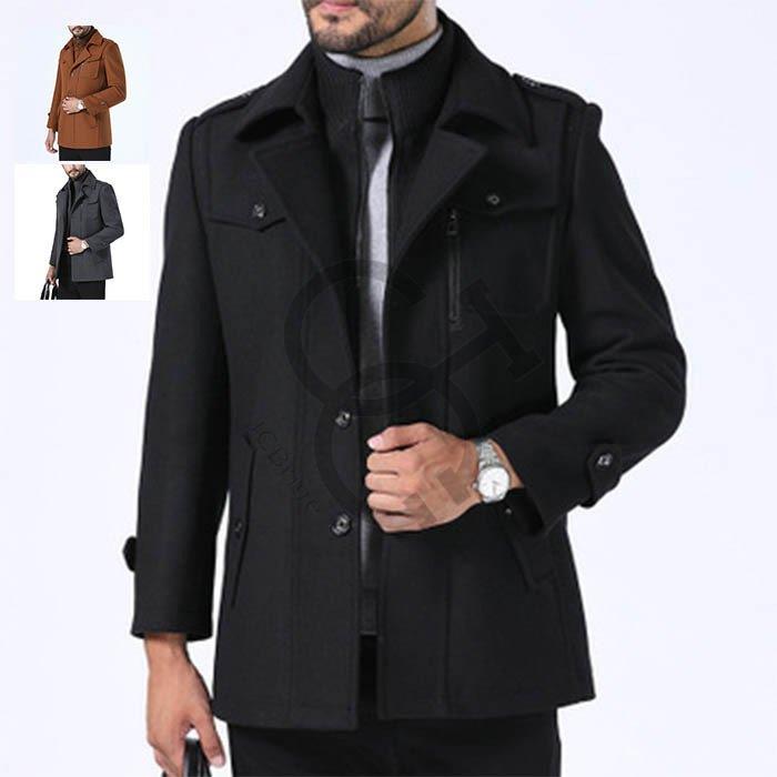 激安先着 ウール コート ウール混 メンズ ショート丈 メルトンコート ウール コート ウール混 メンズ ショート丈 メルトンコート メルトン 冬物 冬 コーデ 秋物 秋 防寒 トレンチコート コート アウター Bredgade28 Dk