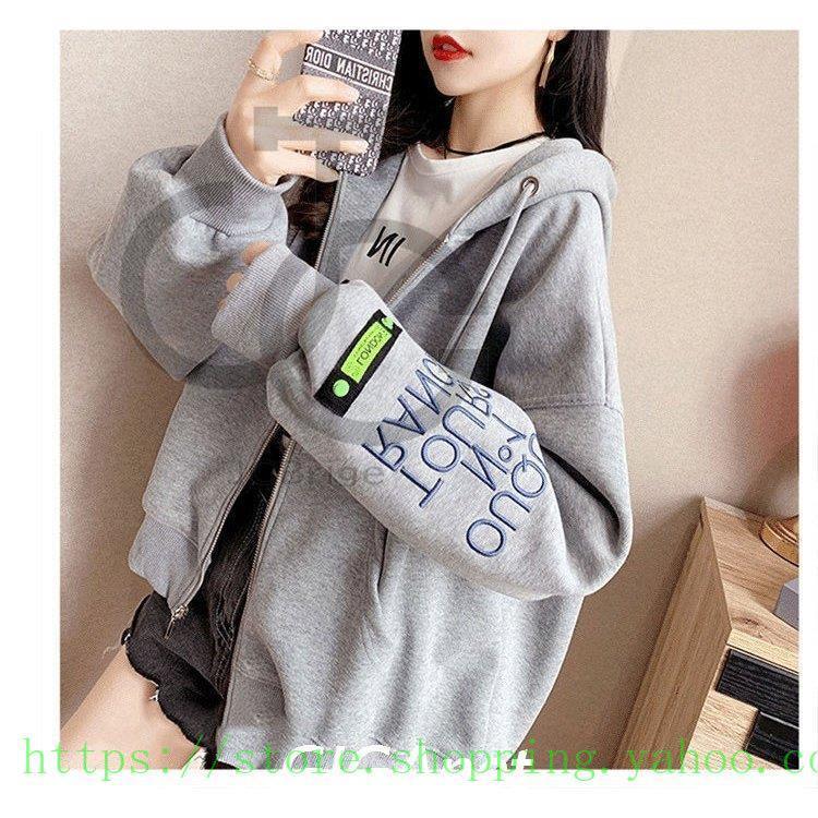 パーカー レディース 白 ロングパーカ 秋 ジップアップ フード パーカー レディース 白 ロングパーカ 秋 ジップアップ フード