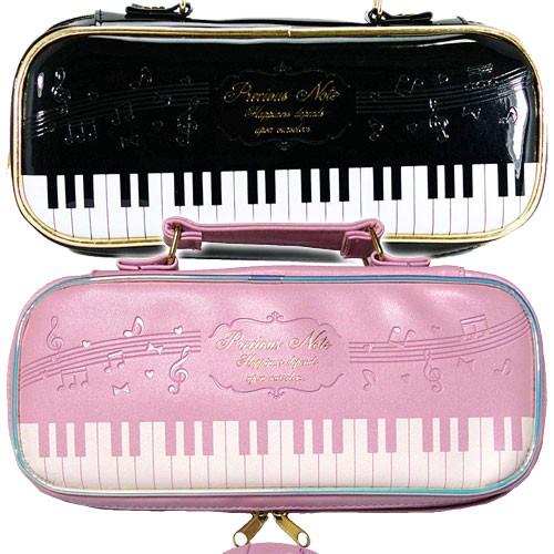 クーリア 多機能ペンポーチ Precious Note 音符 鍵盤柄 音楽筆箱 ペンケース 1426 鶯鳴堂雑貨店 通販 Yahoo ショッピング