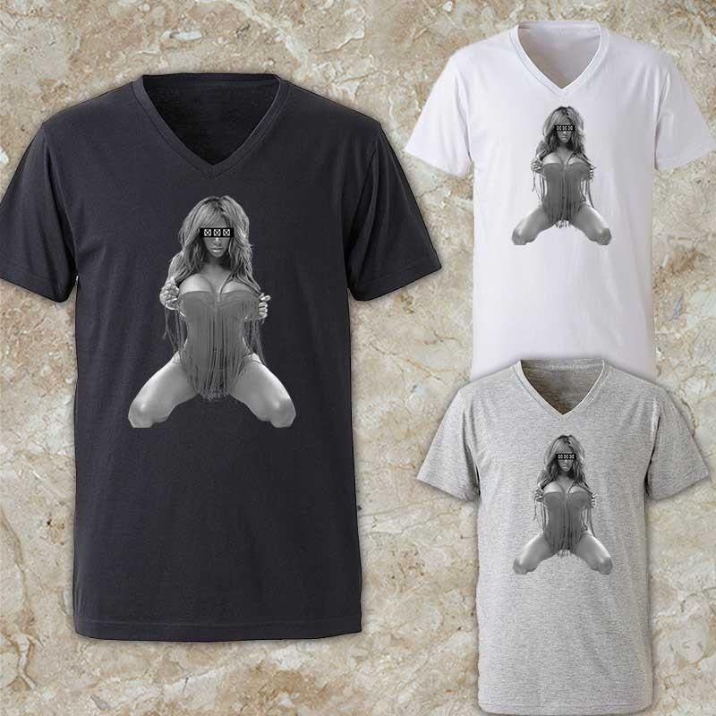 Tシャツ メンズ Vネック パロディ ブランド 半袖 ロゴ セクシー セクシーガール ランジェリー Xxx Omg 1296 Shop Omg 通販 Yahoo ショッピング