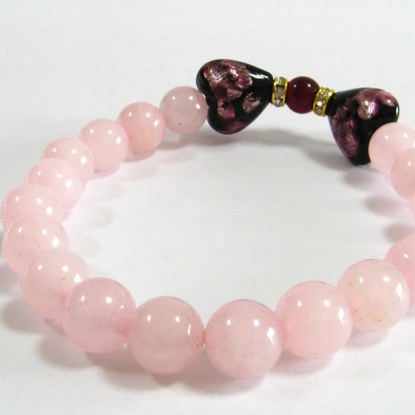 ほたる玉 ブレスレット ピンクハートのリボン パワーストーンで運気アップ サイズ14cm 16cm ほたる石 ほたるガラス ほたる玉 ホタルガラス ホタル石 ホ Hotal 014 沖縄のギフトショップ Mi Ja 通販 Yahoo ショッピング