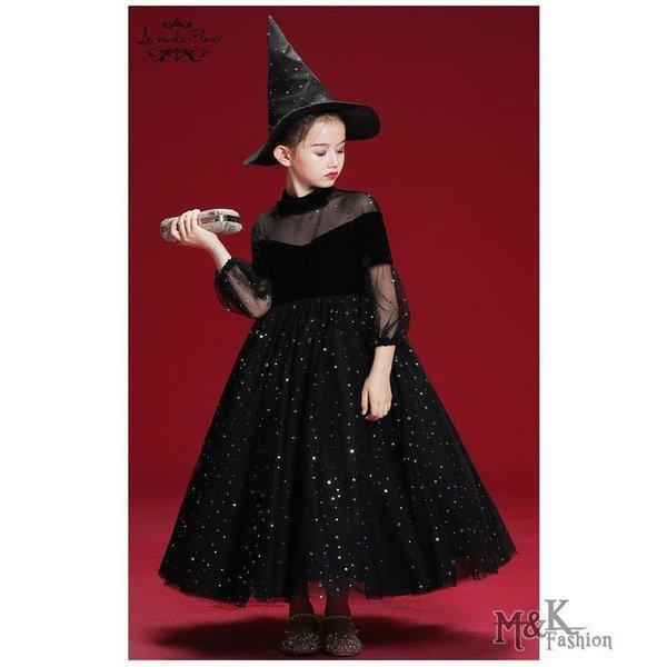 ドレス 子供 ハロウィン 仮装 女の子 ハロウィン衣装 コスプレ 発表会 誕生日 コスチューム ワンピース 魔女 キッズ 可愛い 90 100 110 1 130 140 150 160cm Arip0yjt6p Analojinha Com Br