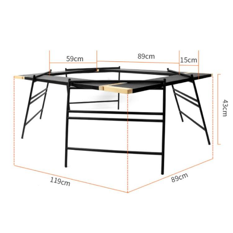多機能テーブルセット ファイアテーブル 焚火台 BBQ アウトドア |  | 04