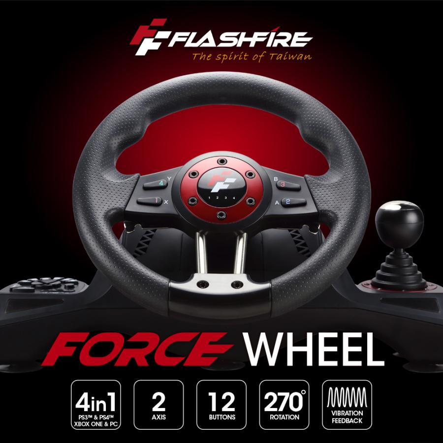 国内正規代理店商品】FLASHFIRE FORCE WHEEL レーシングホイール 
