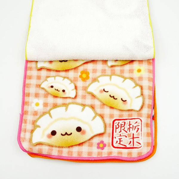 栃木限定 餃子 ミニタオル 3枚セット ハンカチ 栃木 宇都宮 ぎょうざ
