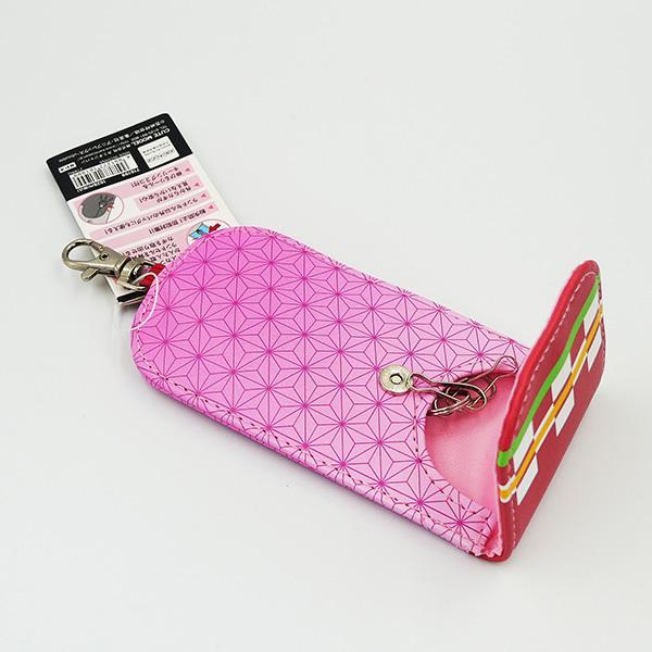 鬼滅の刃 キーケース 竈門禰豆子 リール付き ランドセル 鍵 カギ 収納