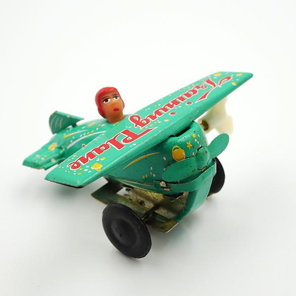 ブリキ おもちゃ 昭和レトロ 飛行機 traning plane 完成品 ブリキ おもちゃ 昭和レトロ 飛行機 traning plane 完成品