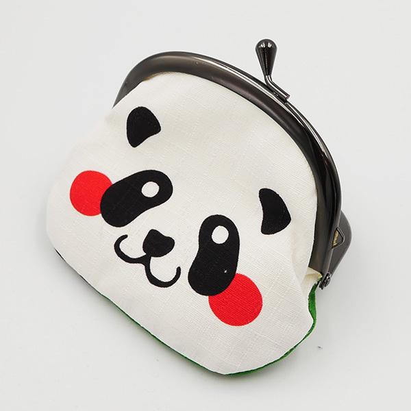 パンダ 小銭入れ がま口 日本製 にっこり あにまる がまぐち 財布  