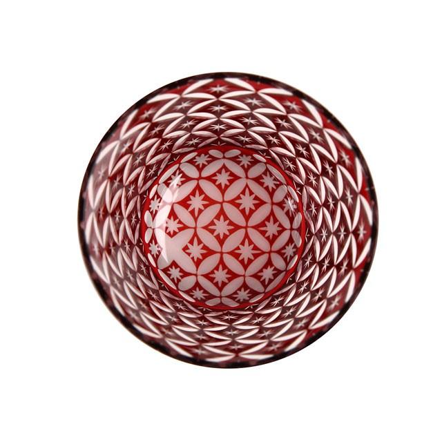 江戸切子 蓋ちょこ 「七宝」 日本土産（みやげ）に最適_2
