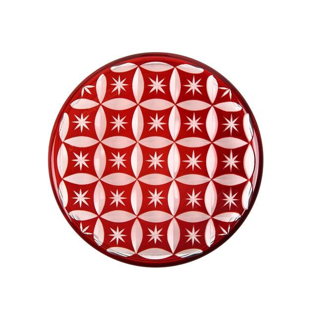 江戸切子 蓋ちょこ 「七宝」 日本土産（みやげ）に最適_3