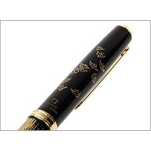 漆芸万年筆&ボールペンセット 赤富士_3