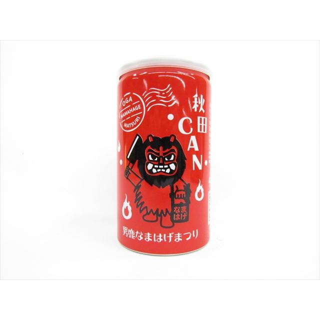 秋田清酒 出羽鶴 純米酒 なまはげ アルミ缶 180ml : 秋田空港おみやげ