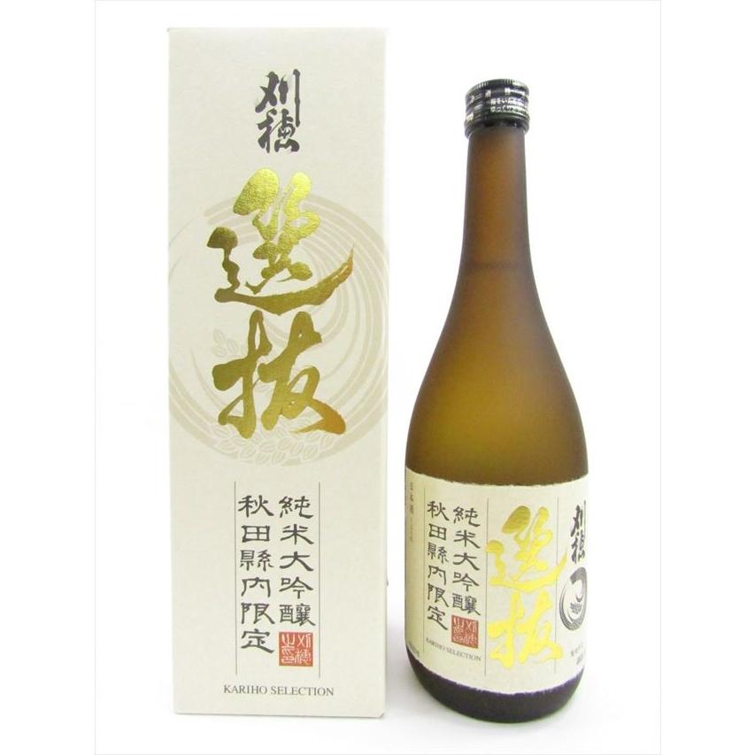 秋田清酒 刈穂 選抜純米大吟醸 720ml : 秋田空港おみやげ広場 Yahoo!店