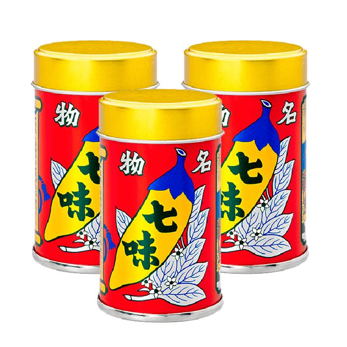八幡屋礒五郎七味唐辛子缶14g×3缶（信州長野のお土産 善光寺八幡屋礒