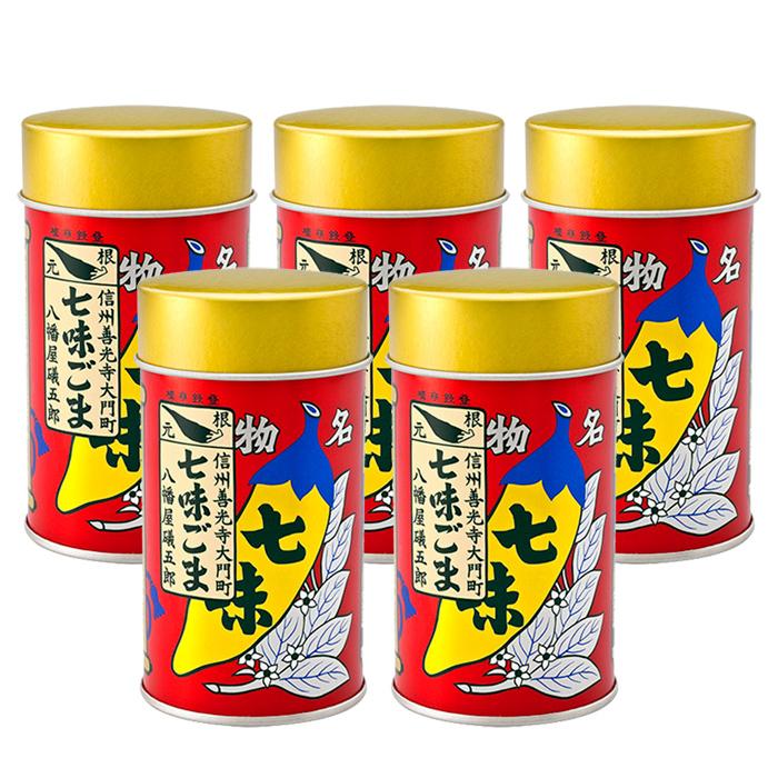 八幡屋礒五郎七味ごま缶60g×5缶(信州長野のお土産 善光寺八幡屋礒五郎) :10000168:長野のお土産ハッピー - 通販 - Yahoo!ショッピング 八幡屋礒五郎七味ごま缶60g×5缶(信州長野のお土産 善光寺八幡屋礒五郎) :10000168:長野のお土産ハッピー - 通販 - Yahoo!ショッピング