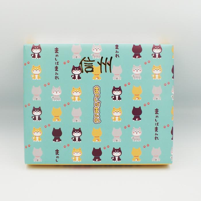 送料込）まめしばまみれ8個入×10箱（信州長野のお土産 お菓子 洋菓子 