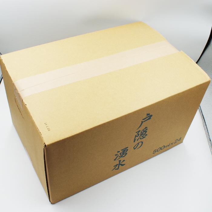 送料込）戸隠の湧水 超軟水の天然水500ml×24本（信州長野のお土産 飲料