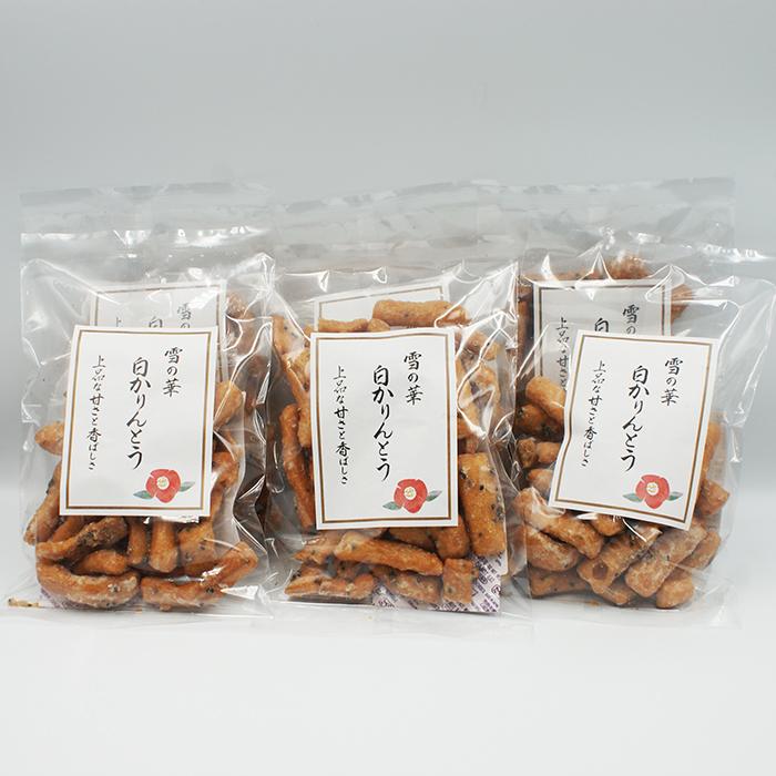 送料込）雪の華 白かりんとう×6袋（信州長野のお土産 お菓子 和菓子