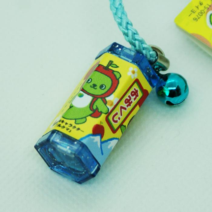 アルクマ開運おみくじ根付：青（信州長野のお土産 携帯アクセサリー