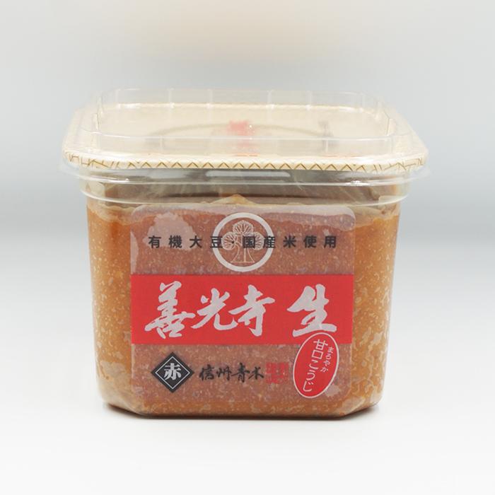 信州味噌様　ナチカッティングオイル 送料込）信州味噌 善光寺生赤カップ×6カップ 信州青木（信州長野のお