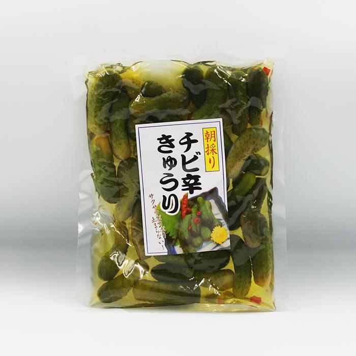 送料込）朝採り チビ辛きゅうり×5袋（信州長野のお土産 醤油漬け物