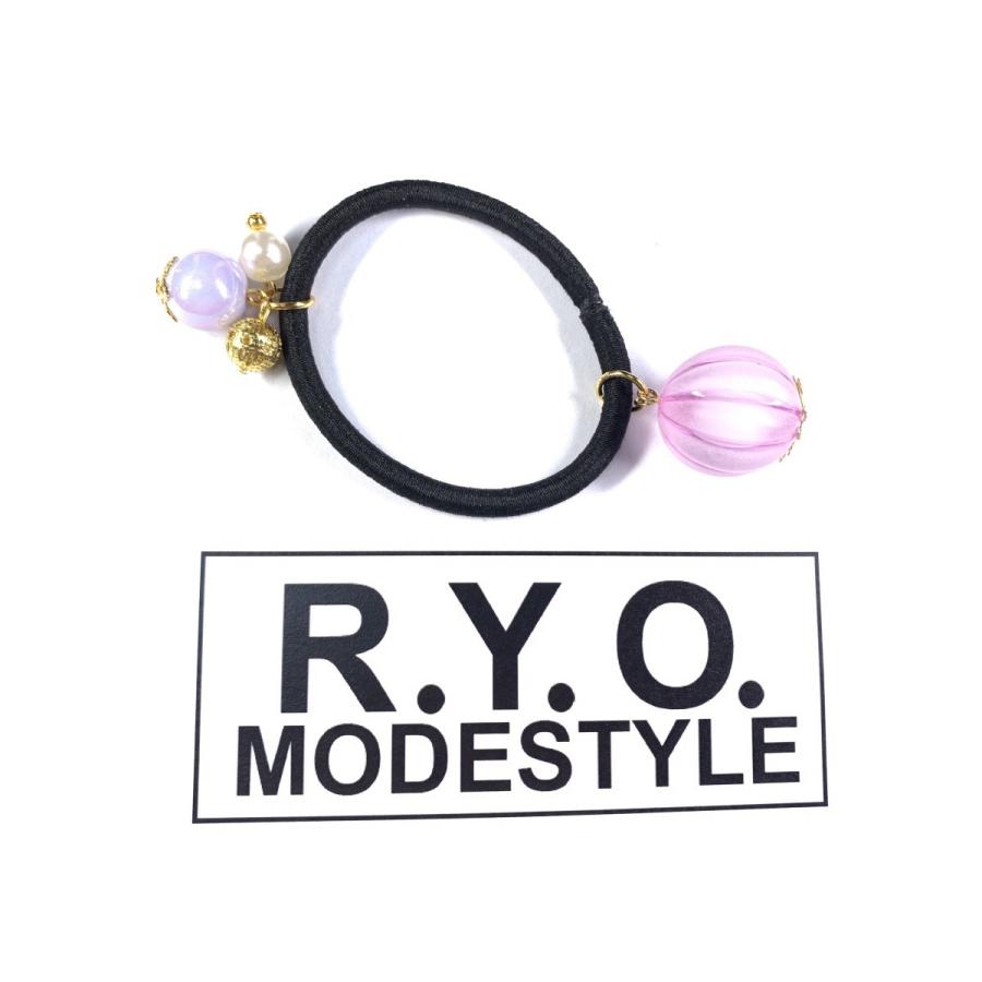 飴玉 和玉 ヘアゴム 日本製 アクセサリー 和物 アメ キャンディ