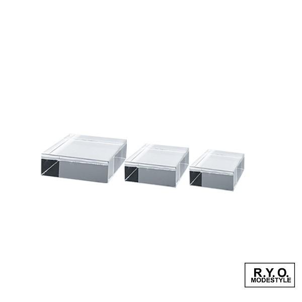アクリル板 厚さ10mm 50x50xH10mm 透明 5枚セット 鉱物 : R.Y.O. 