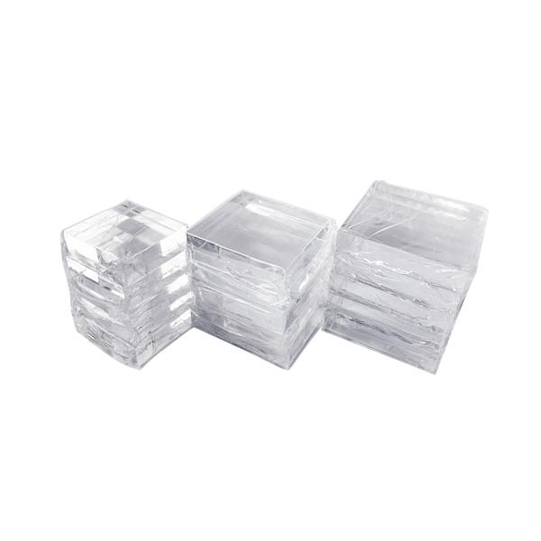 アクリル板 厚さ10mm 50x50xH10mm 透明 5枚セット 鉱物 : R.Y.O. 