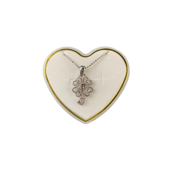 プラスチックケース ハート リング用 ピアス用 ネックレス用