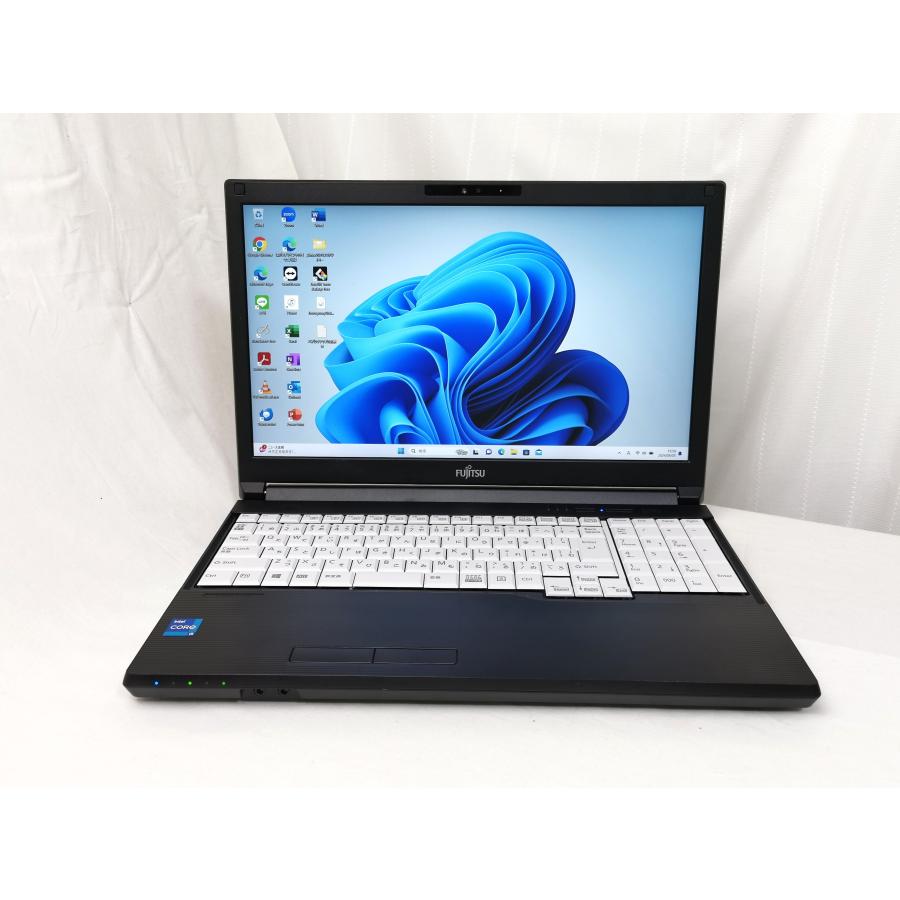 富士通 - Fujitsu LIFEBOOK ノートパソコン Windows11 （A51） 富士通 ノートパソコン office付き FMVA56J3BK 新品同様 – ICHIBAKAN