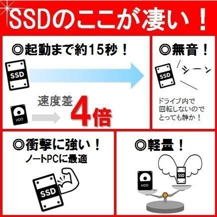 ノートパソコン 富士通 A574MX 第4世代Corei5 Office2019付き 新品SSD480GB メモリ8GB Bluetooth Windows 10/11 美品 中古｜omlstore｜11