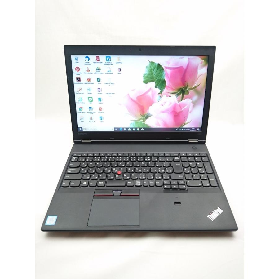 保証付 高速SSD フルHD 15.6型 ノートパソコン Lenovo L560 中古美品 第6世代 Core i5 8GB 無線 Bluetooth カメラ Windows11 Office Lenovo（レノボ） Win11搭載 中古ノートパソコン ノートPC Office搭載