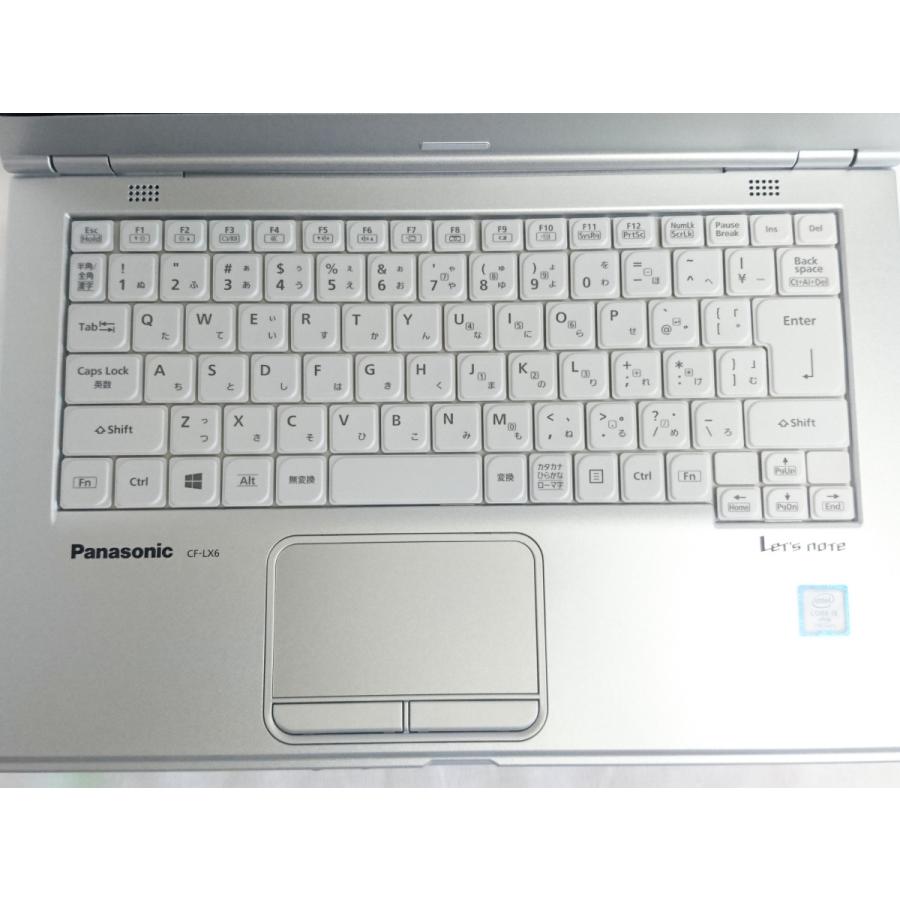 ノートパソコン Panasonic CF-LX6 第7世代Corei5 Office2019付き 新品SSD480GB メモリ8GB Bluetooth Windows 10/11 美品 軽量 中古 フルHD｜omlstore｜07