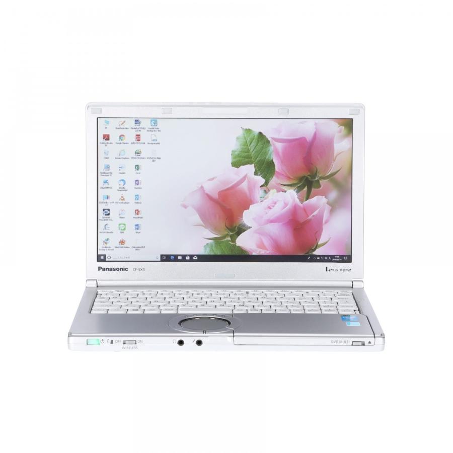 ノートパソコン Panasonic CF-SX3 第4世代Corei5 Office2019付き 新品SSD480GB メモリ8GB Bluetooth Windows 10/11 美品 軽量 中古｜omlstore｜02