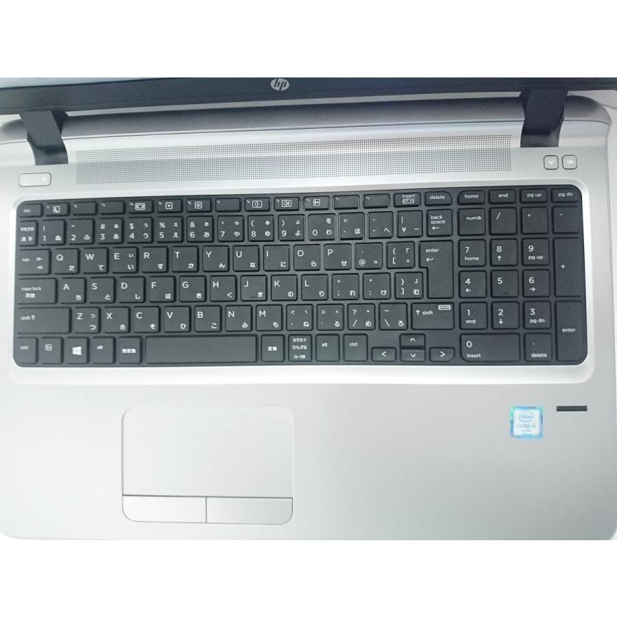 ノートパソコン HP ProBook450G3 第6世代Corei5 Office2021付き 新品SSD480GB メモリ8GB Bluetooth Windows 10/11 美品 軽量 中古の画像
