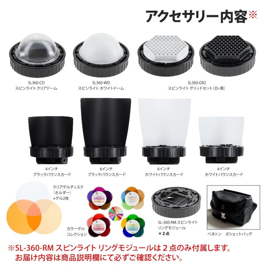 【在庫限りで販売終了】スピードライト用 スピンライト360 Off Camera 2Head Kit w/Bag　撮影機材 