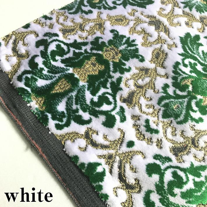 金華山 王朝 グリーン 生地 トラック内装 : OMO Textile Products