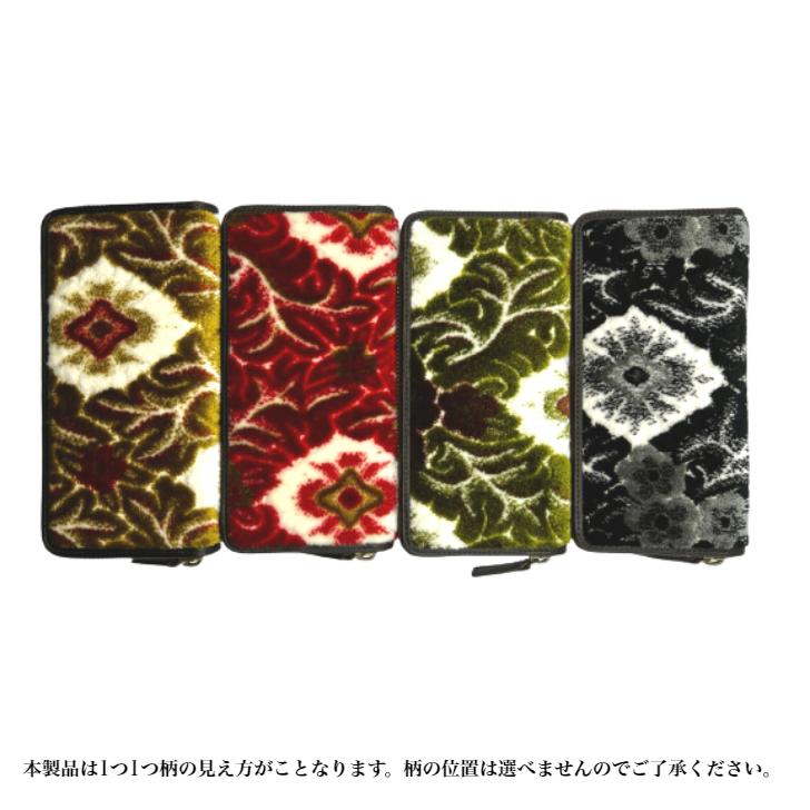 金華山 財布 大花束 長財布 本革 レザー : OMO Textile Productsヤフー