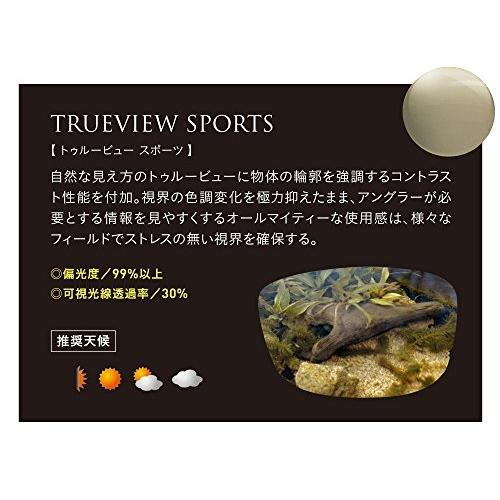 Zeque(ゼクー) 偏光サングラス DECK(デック) F-1862 ブラック TRUEVIEW SPORTS/SILVER MIRROR
