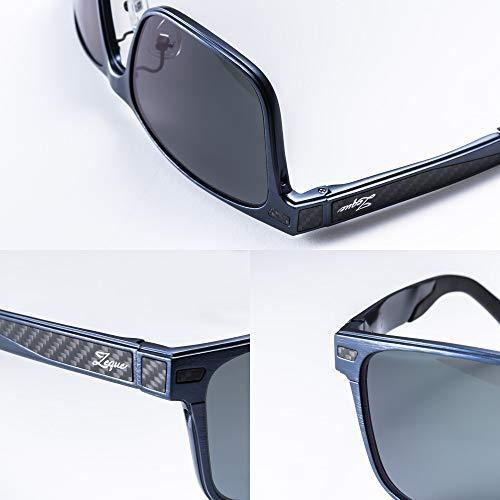 Zeque(ゼクー) 偏光サングラス DECK(デック) F-1862 ブラック TRUEVIEW SPORTS/SILVER MIRROR