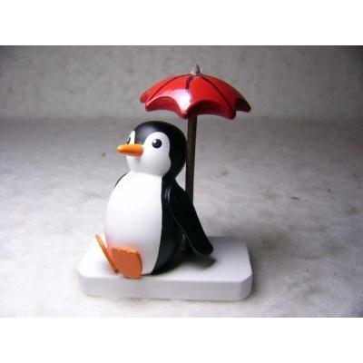 ドイツ製 木製 エルツ ミニチュア ペンギン 木のおもちゃ ドイツ 木製