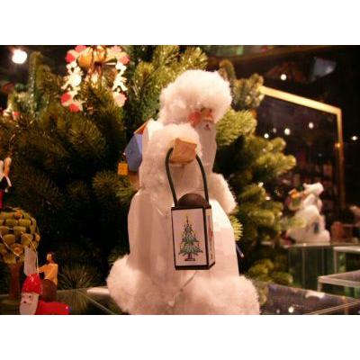 ドイツ　クリスマス　 ベッティナ・フランケ工房サンタクロース人形とトレインセット ドイツ クリスマス ベッティナ・フランケ工房サンタクロース人形