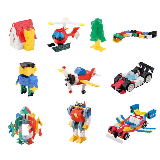 ポイント10倍！】ラキュー・ベーシック2800（LaQ） 造形ブロック 4歳 5