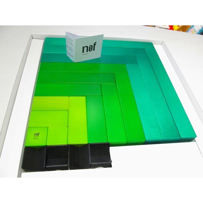 木のおもちゃ ドイツ 木製 知育玩具 ネフ社の積み木・アングーラ・グリーン【あすつく】