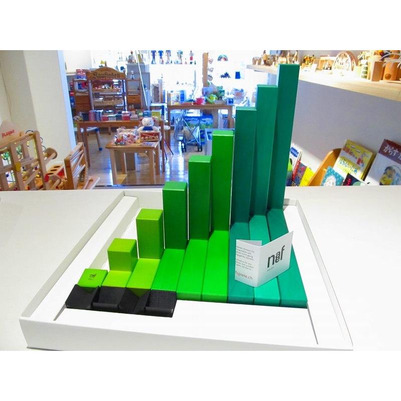 木のおもちゃ ドイツ 木製 知育玩具 ネフ社の積み木・アングーラ・グリーン【あすつく】 アングーラ