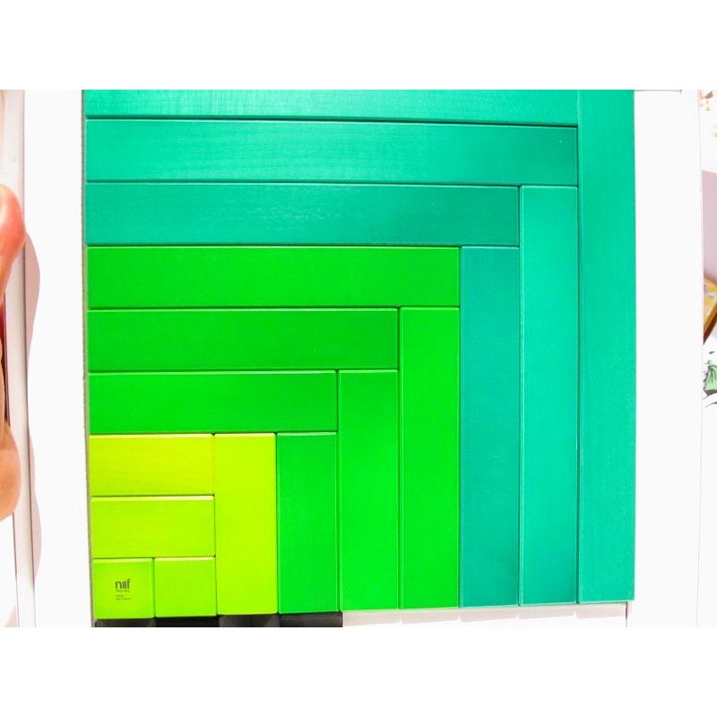 木のおもちゃ ドイツ 木製 知育玩具 ネフ社の積み木・アングーラ・グリーン【あすつく】 アングーラ