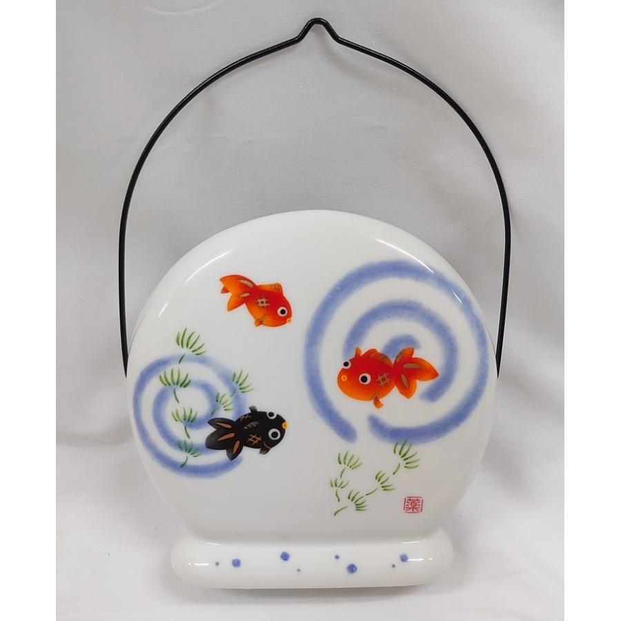 金魚蚊遣器（たて型）」 縦型 蚊取り器 蚊取り線香ホルダー 蚊やり