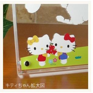 sanrio 手形足形キット付き 名入れ ベビーフォトフレーム ハロー sanrio 手形足形キット付き 名入れ ベビーフォトフレーム ハロー